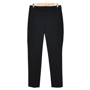 NWT J.Crew Factory The Slim-Fit Full-Length Trouser Dress Pant Black 10 Tall